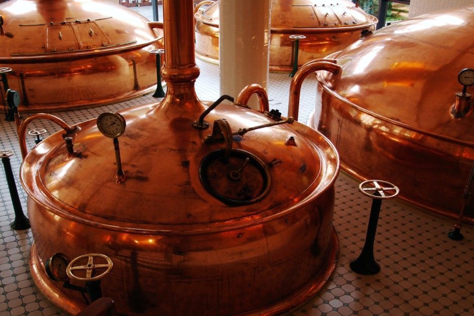 In der Bierproduktion können vielfältige Gase auftreten, weshalb eine Gaswarnanlage und Gaswarntechnik meist unabdingbar ist.