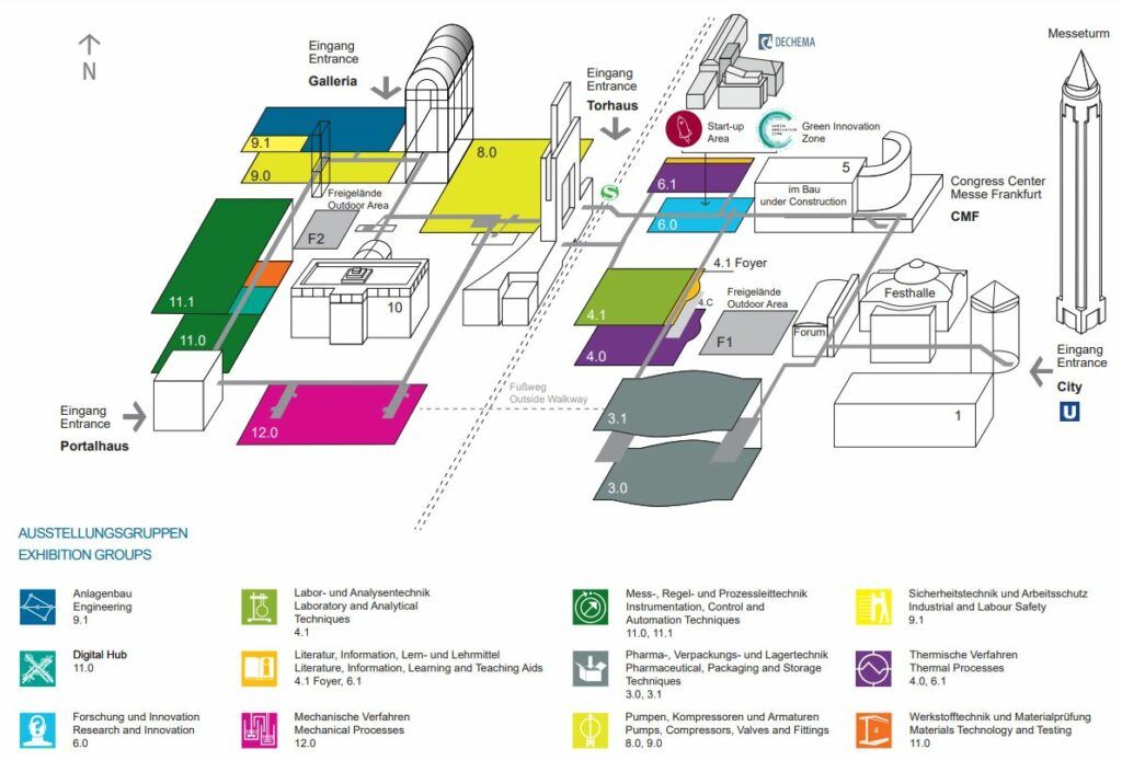 Gaswarntechnik Aussteller Achema 2022