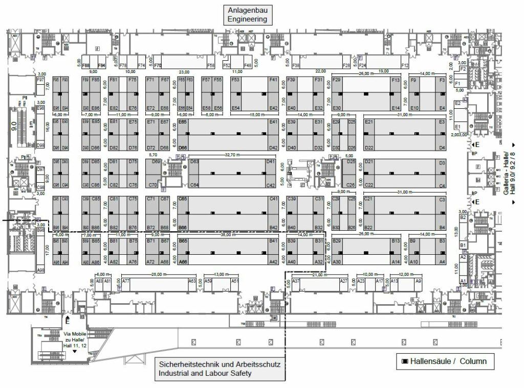 Gaswarntechnik Messe Achema Halle 9.1